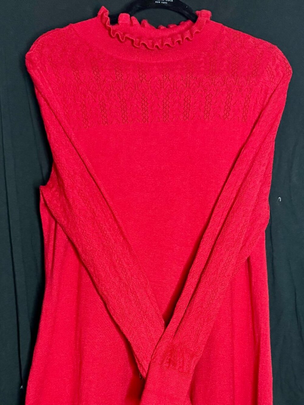 Loft Sweater Dress. Size L. Red.